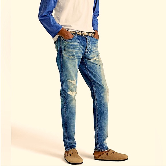 John Elliott Other - NWOT John Elliott cast 2 distressed jean Japanese selvedge denim 32w 33.5"inseam